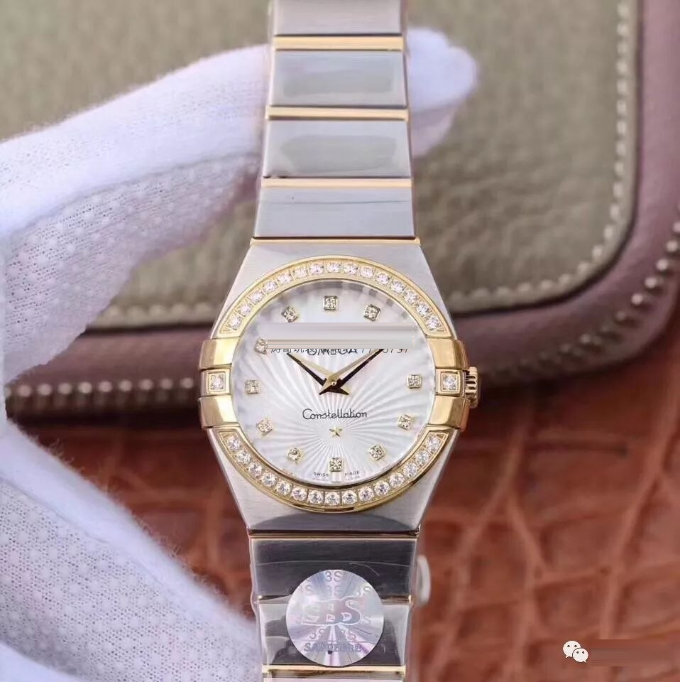 En Güncel 3S (SSS) Fabrikası Omega Constellation Orijinal Mekanizma 27 MM Kuvars Kadın Replika Saat Gerçek-Replika Karşılaştırması ve Orijinal İnceleme — 5. fotoğraf