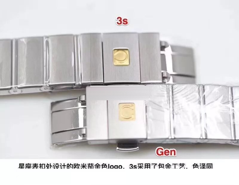 En Güncel 3S (SSS) Fabrikası Omega Constellation Orijinal Mekanizma 27 MM Kuvars Kadın Replika Saat Gerçek-Replika Karşılaştırması ve Orijinal İnceleme — 18. fotoğraf
