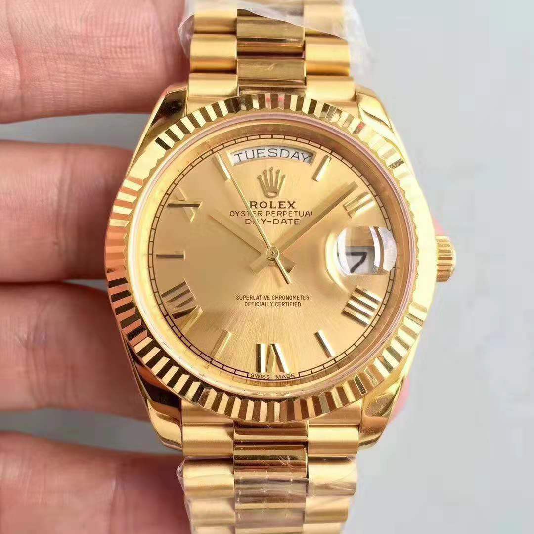 En İyi Altın Rolex Day-Date Saatleri CR Factory Fabrikasından Çıkıyor — 13. fotoğraf