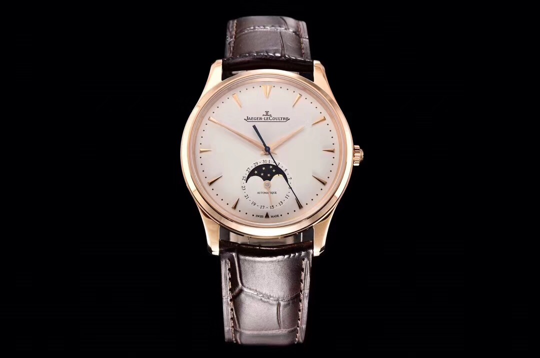 En üst versiyon GF Factory Jaeger-LeCoultre Master Ultra Thin Moon serisi klasik replika saat Q1368420 orijinal karşılaştırmalı inceleme — 2. fotoğraf