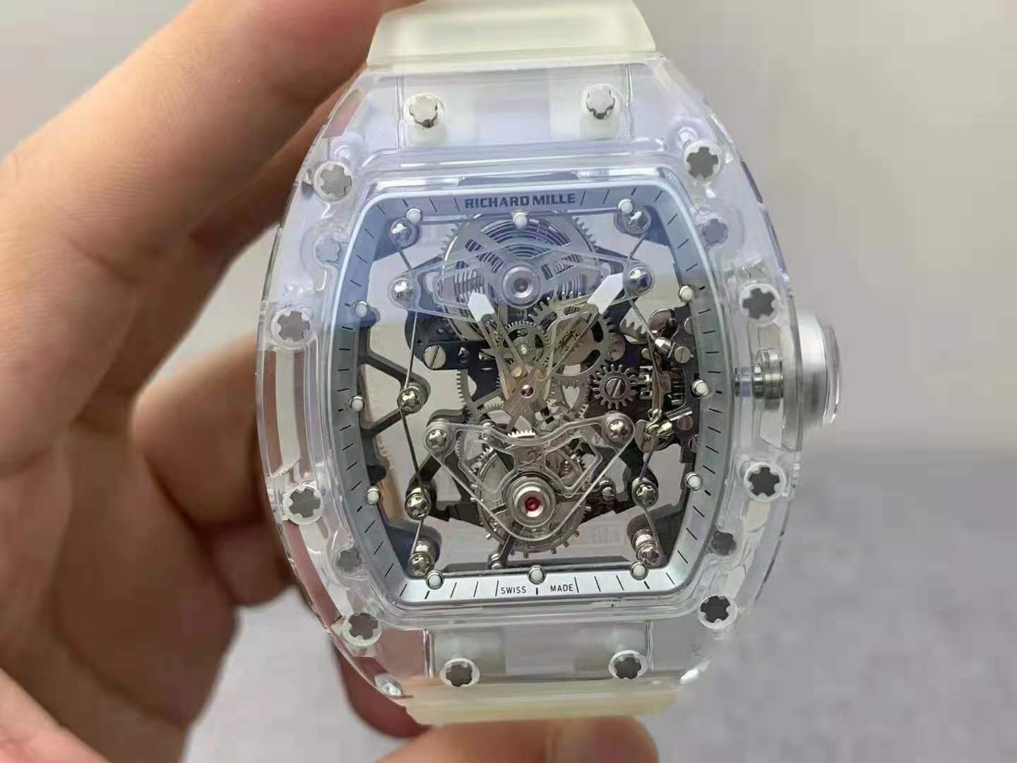 Replika Richard Mille İskelet Kadran