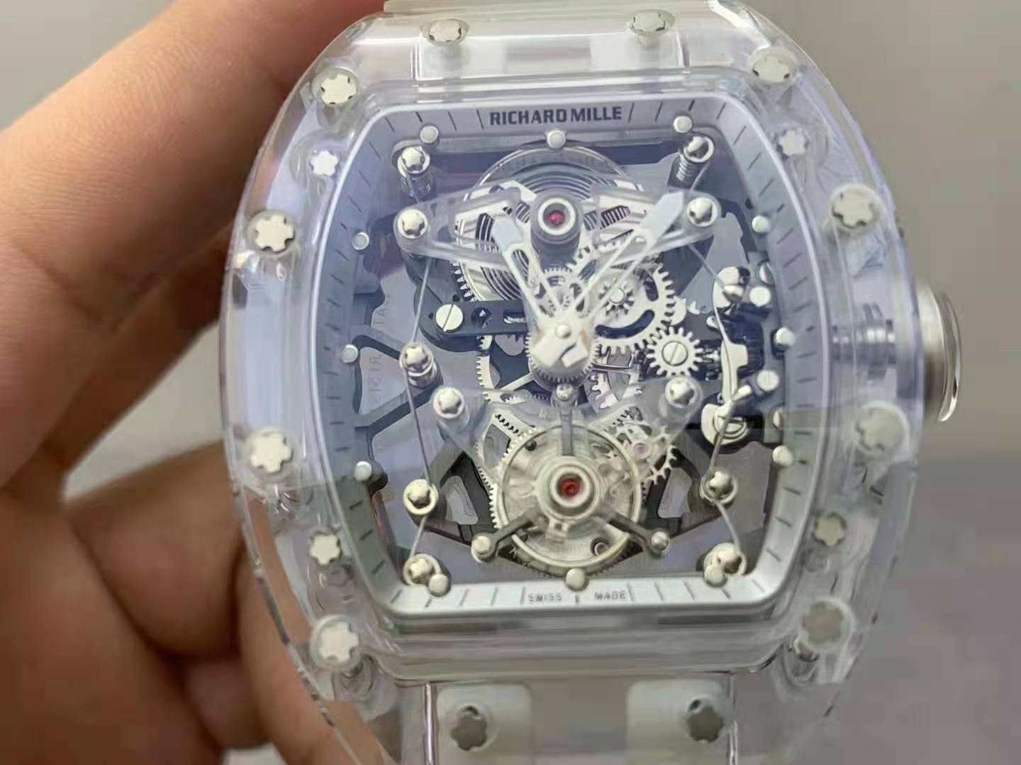 Richard Mille Transparent Tourbillon Mekanizma