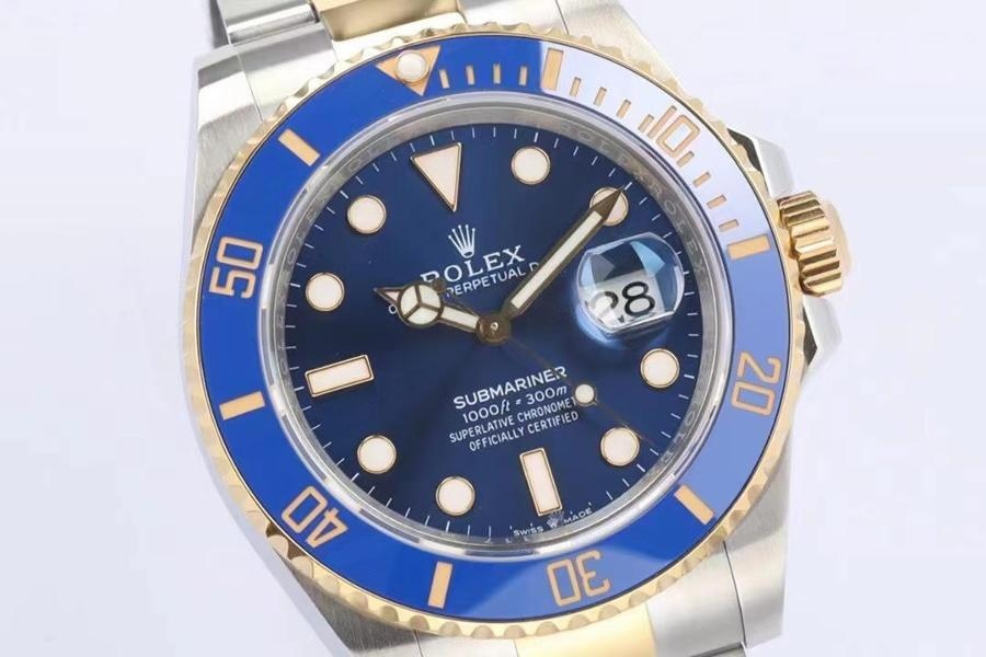 EW Factory Rolex Çelik-Altın Mavi Submariner İncelemesi — 3. fotoğraf