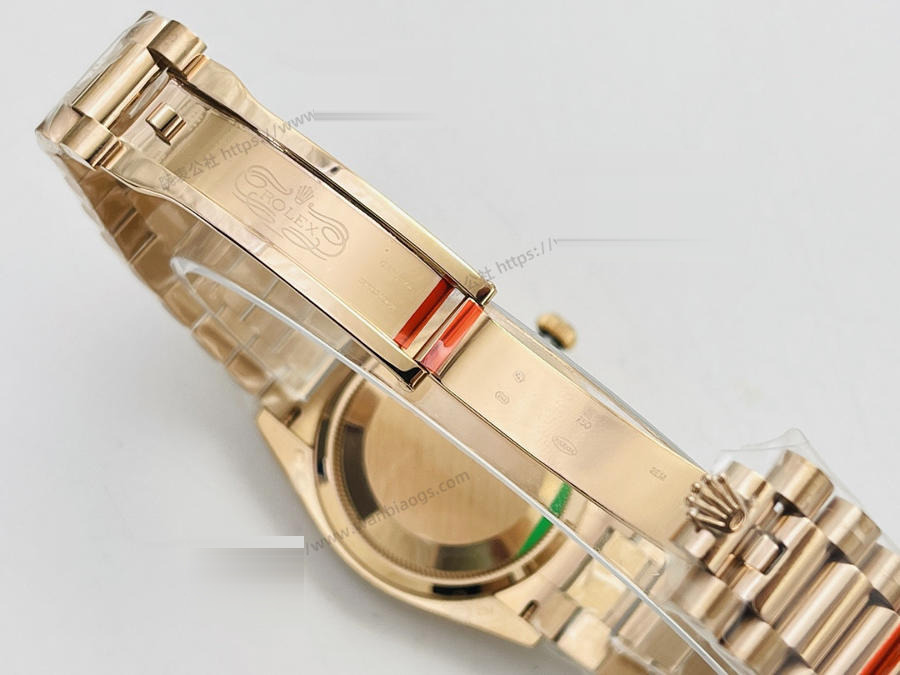EW Factory Rolex Day-Date 40 mm 3255 Mekanizmalı (18K Elmas Kaplı Beyaz Kadran) Kol Saati İncelemesi — 8. fotoğraf
