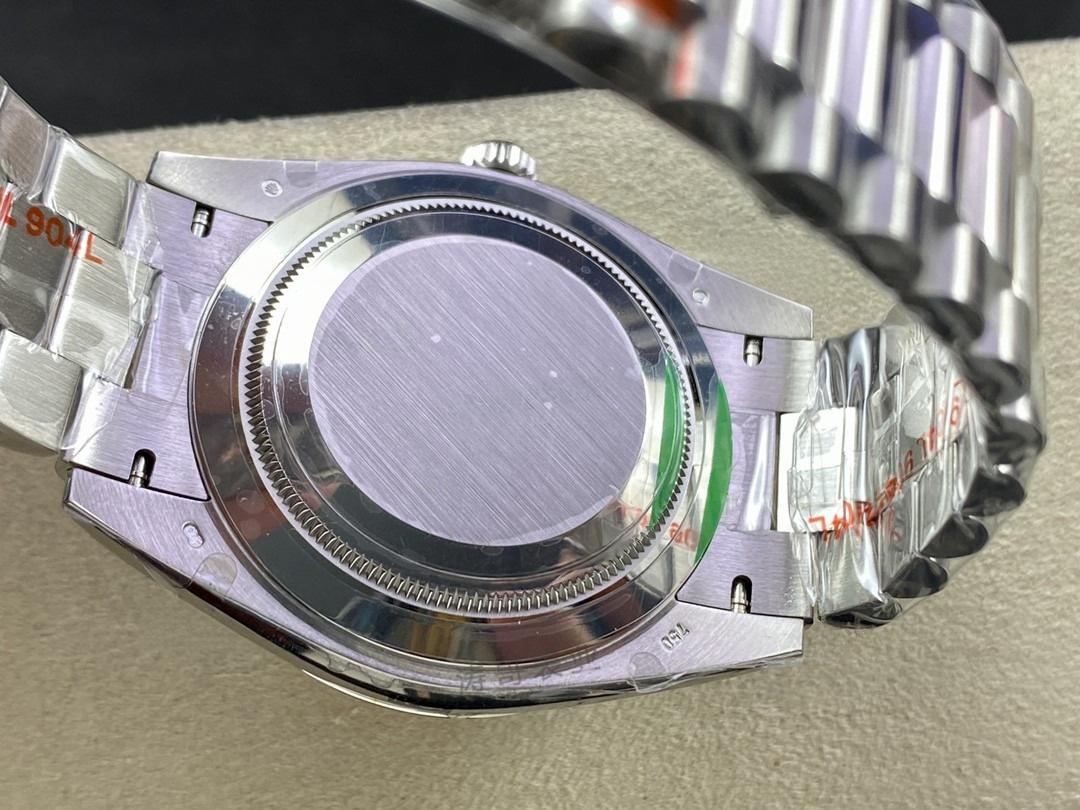 EW Factory Rolex Day-Date buz mavisi kadran m228236 işçilik incelemesi — 8. fotoğraf