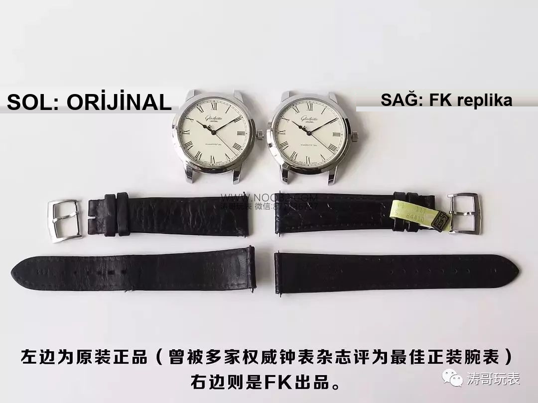 FK Factory Glashütte Original tarihsiz Senator serisi 39-59 replika saat en yeni versiyon: gerçek-replika karşılaştırması ve orijinal inceleme — 1. fotoğraf
