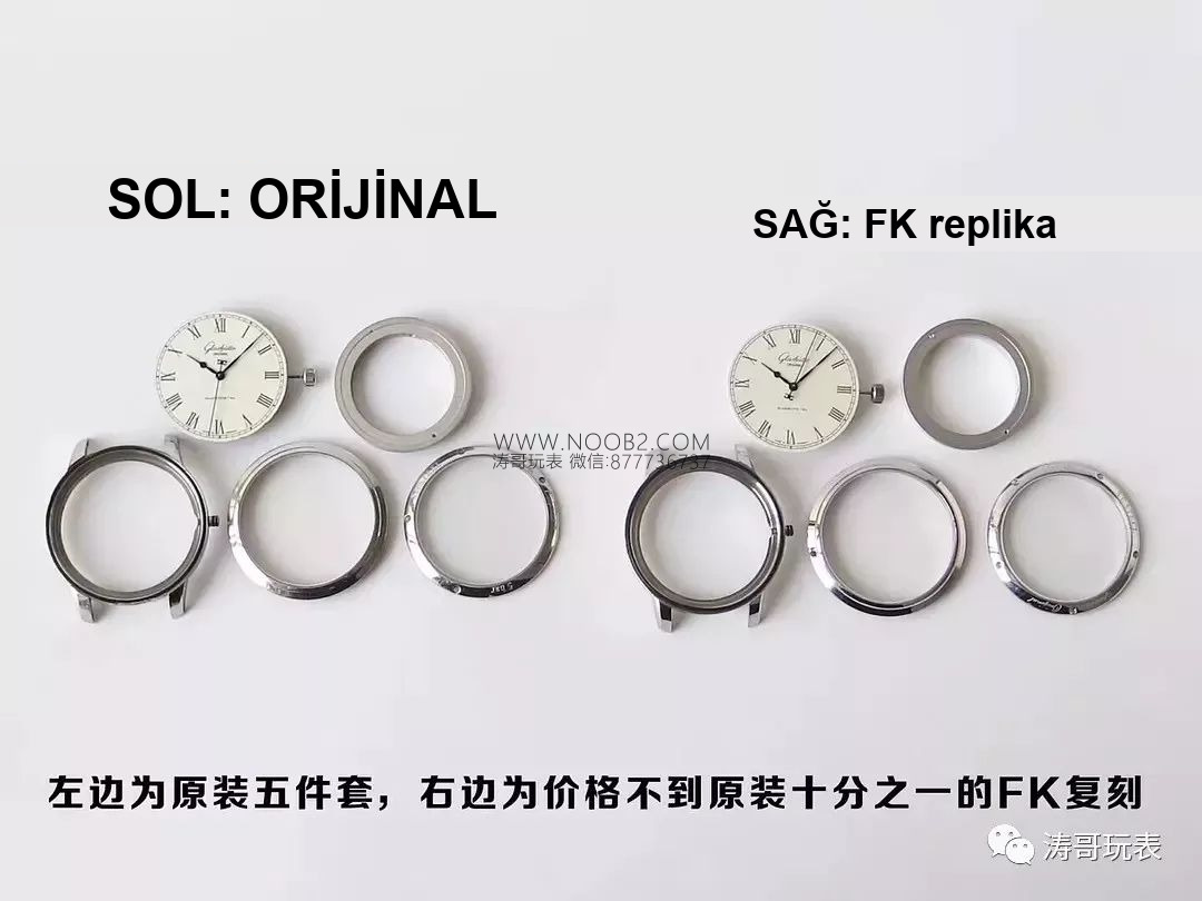 FK Factory Glashütte Original tarihsiz Senator serisi 39-59 replika saat en yeni versiyon: gerçek-replika karşılaştırması ve orijinal inceleme — 7. fotoğraf