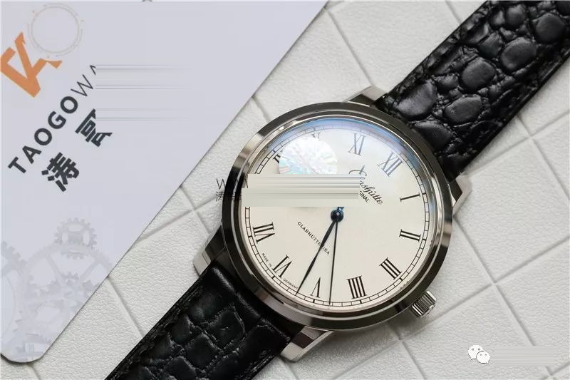 FK Factory Glashütte Original tarihsiz Senator serisi 39-59 replika saat en yeni versiyon: gerçek-replika karşılaştırması ve orijinal inceleme — 10. fotoğraf