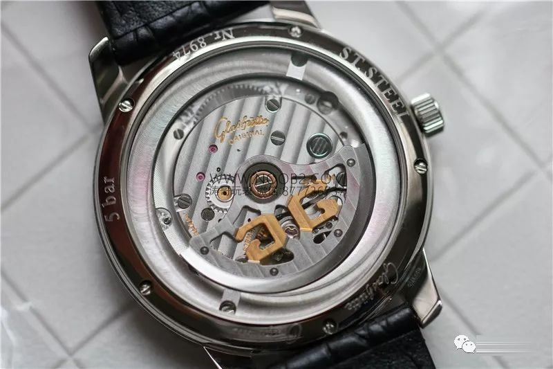 FK Factory Glashütte Original tarihsiz Senator serisi 39-59 replika saat en yeni versiyon: gerçek-replika karşılaştırması ve orijinal inceleme — 17. fotoğraf