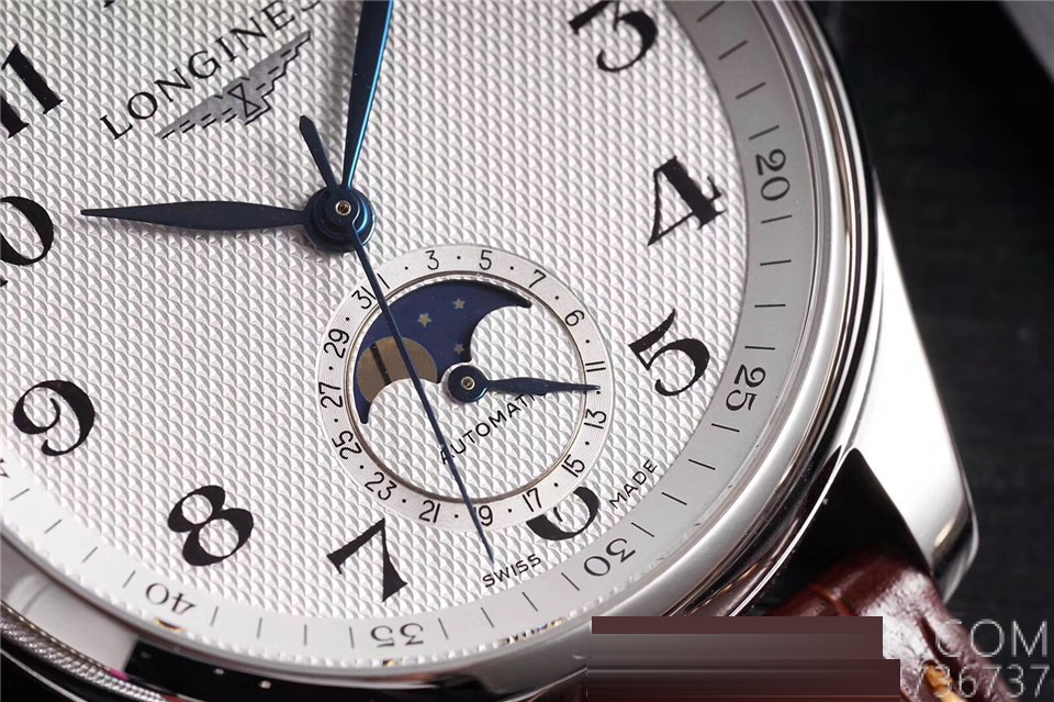 Gerçek-replika incelemesi: 2019 yeni GS Factory Longines Master Collection ay evreli, orijinaliyle karşılaştırma — almaya değer mi? — 14. fotoğraf