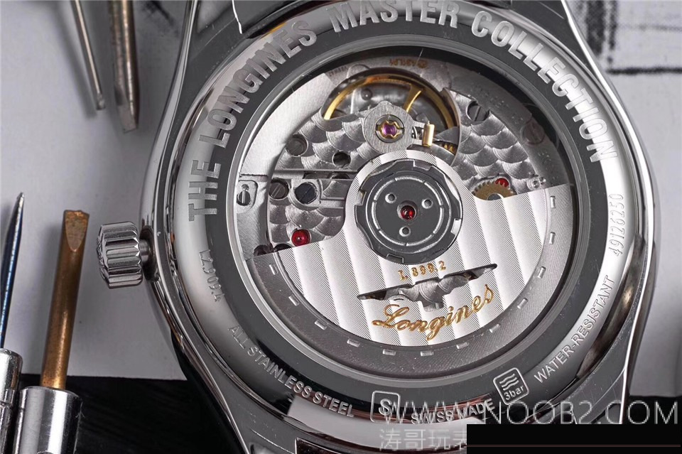 Gerçek-replika incelemesi: 2019 yeni GS Factory Longines Master Collection ay evreli, orijinaliyle karşılaştırma — almaya değer mi? — 17. fotoğraf