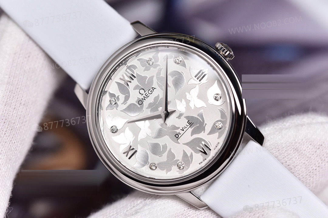 Gerçek-Replika Karşılaştırması: 3S Factory Omega De Ville Prestige Butterfly Kadın Kol Saati — 3. fotoğraf