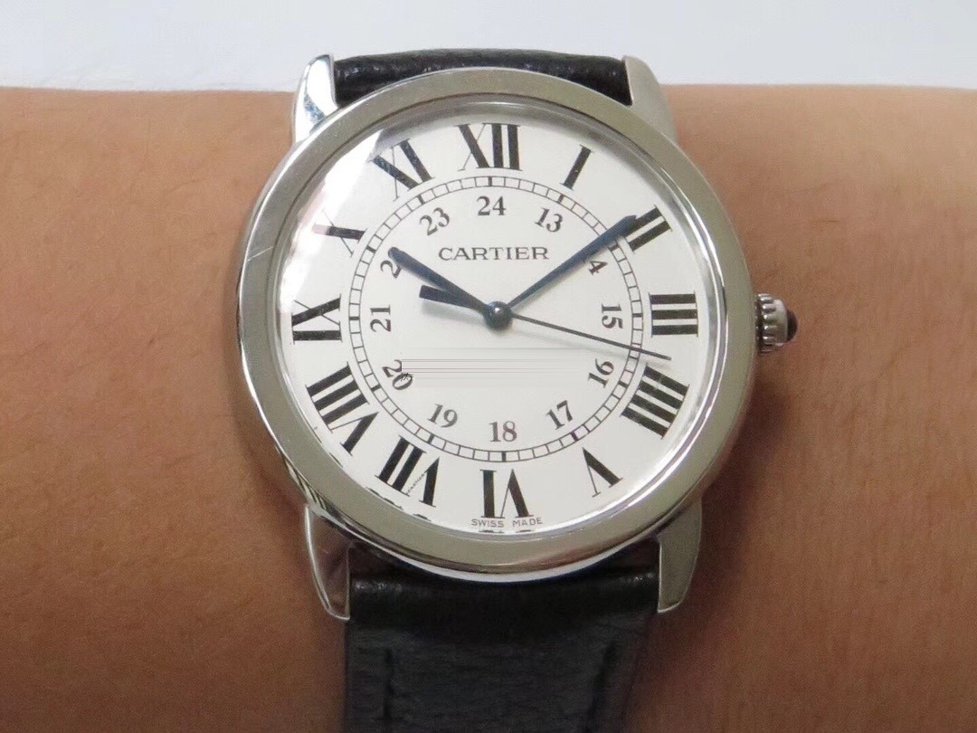 Gerçek-Replika Karşılaştırması: A8 Factory Cartier Ronde Solo 36 MM Uniseks Replika ile Orijinal Karşılaştırmalı İnceleme — 20. fotoğraf