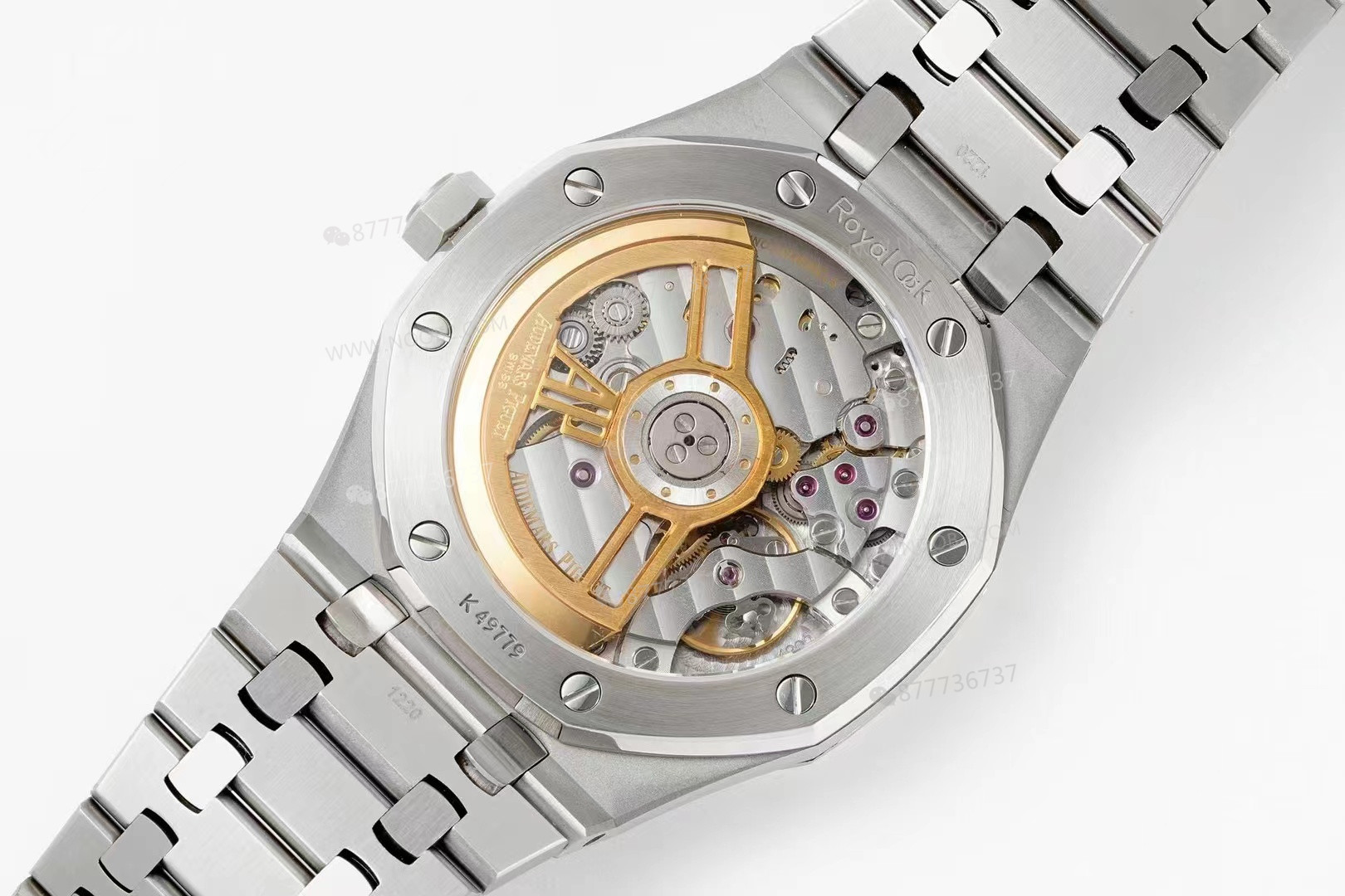 Gerçek-replika karşılaştırması: APS Factory Audemars Piguet Royal Oak 15500'ün yükseltilmiş 4302 entegre mekanizmasının işçiliği nasıl? — 15. fotoğraf