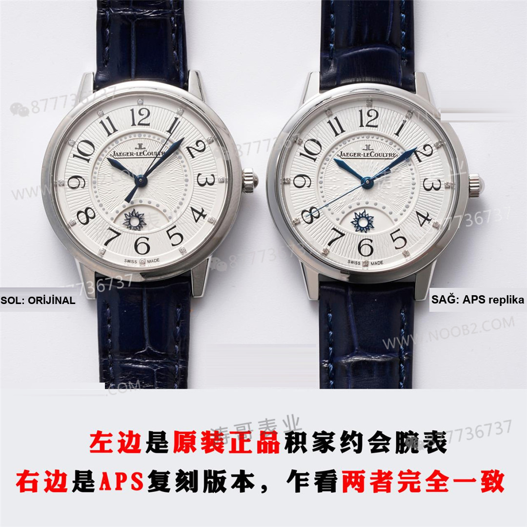 Gerçek-Replika Karşılaştırması: APS Factory Jaeger-LeCoultre Rendez-Vous 898A Entegre Mekanizma — 1. fotoğraf