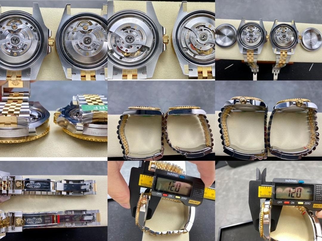 Gerçek-replika karşılaştırması: ARF Factory Rolex ağırlıklandırılmış GMT iki renkli asetli yumurta bezel gerçekten 166 gram mı? — 9. fotoğraf