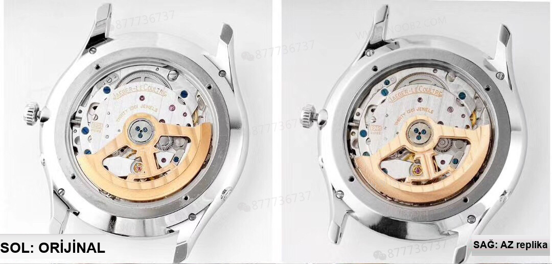 Gerçek-replika karşılaştırması: AZ Factory Jaeger-LeCoultre Master Moonphase q1368470 saati nasıl? — 9. fotoğraf