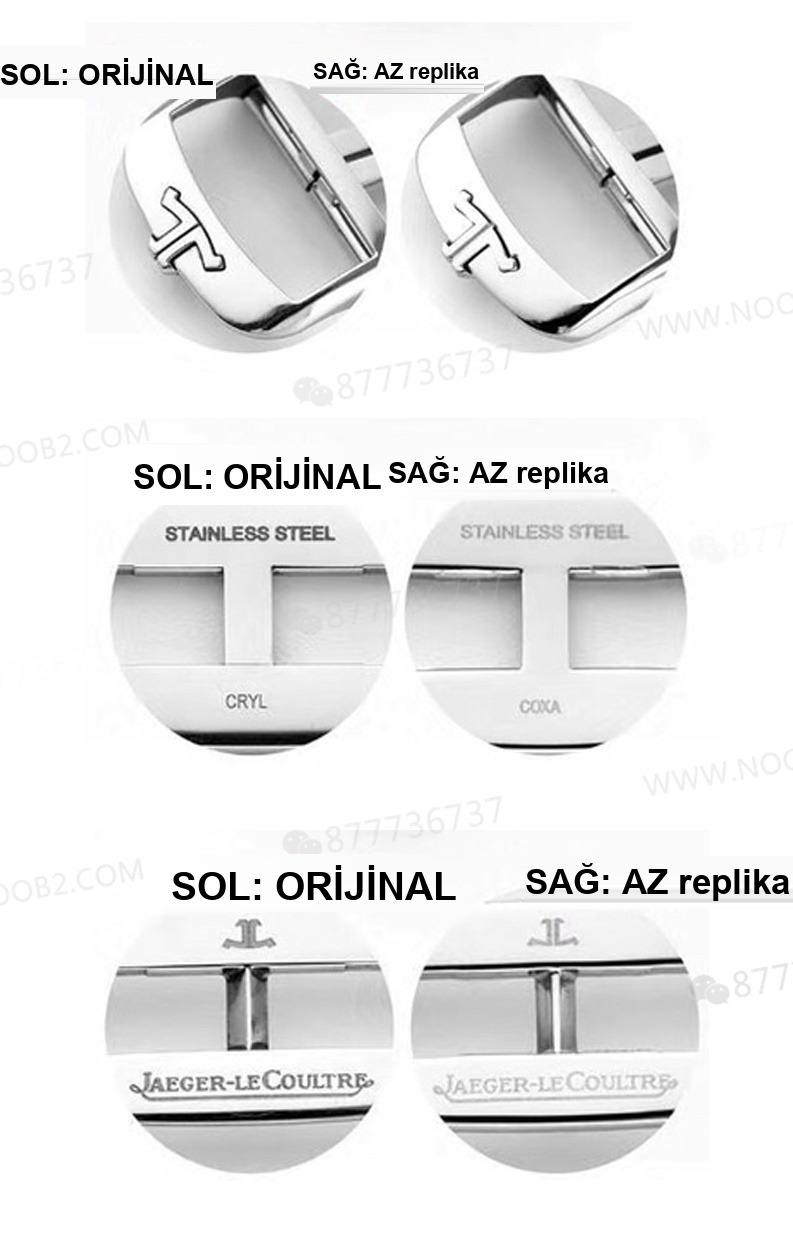 Gerçek-replika karşılaştırması: AZ Factory Jaeger-LeCoultre Master Moonphase q1368470 saati nasıl? — 14. fotoğraf