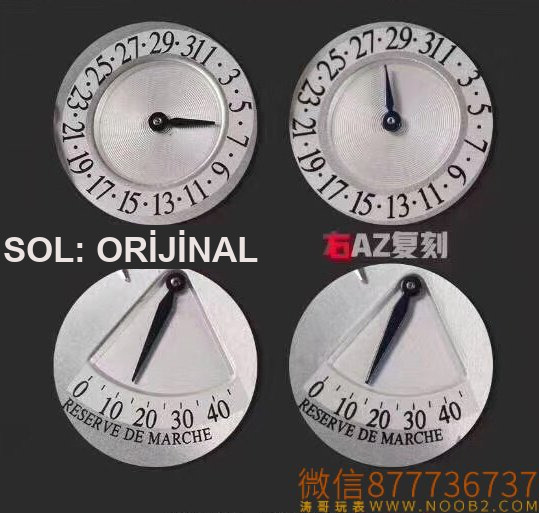 Gerçek-replika karşılaştırması: AZ Factory Joker — Jaeger-LeCoultre Master serisi 1378420 saat — 7. fotoğraf