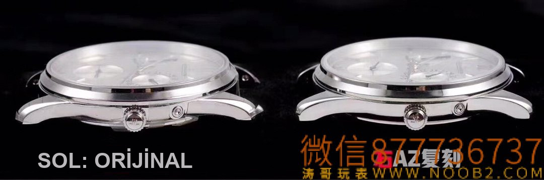 Gerçek-replika karşılaştırması: AZ Factory Joker — Jaeger-LeCoultre Master serisi 1378420 saat — 11. fotoğraf