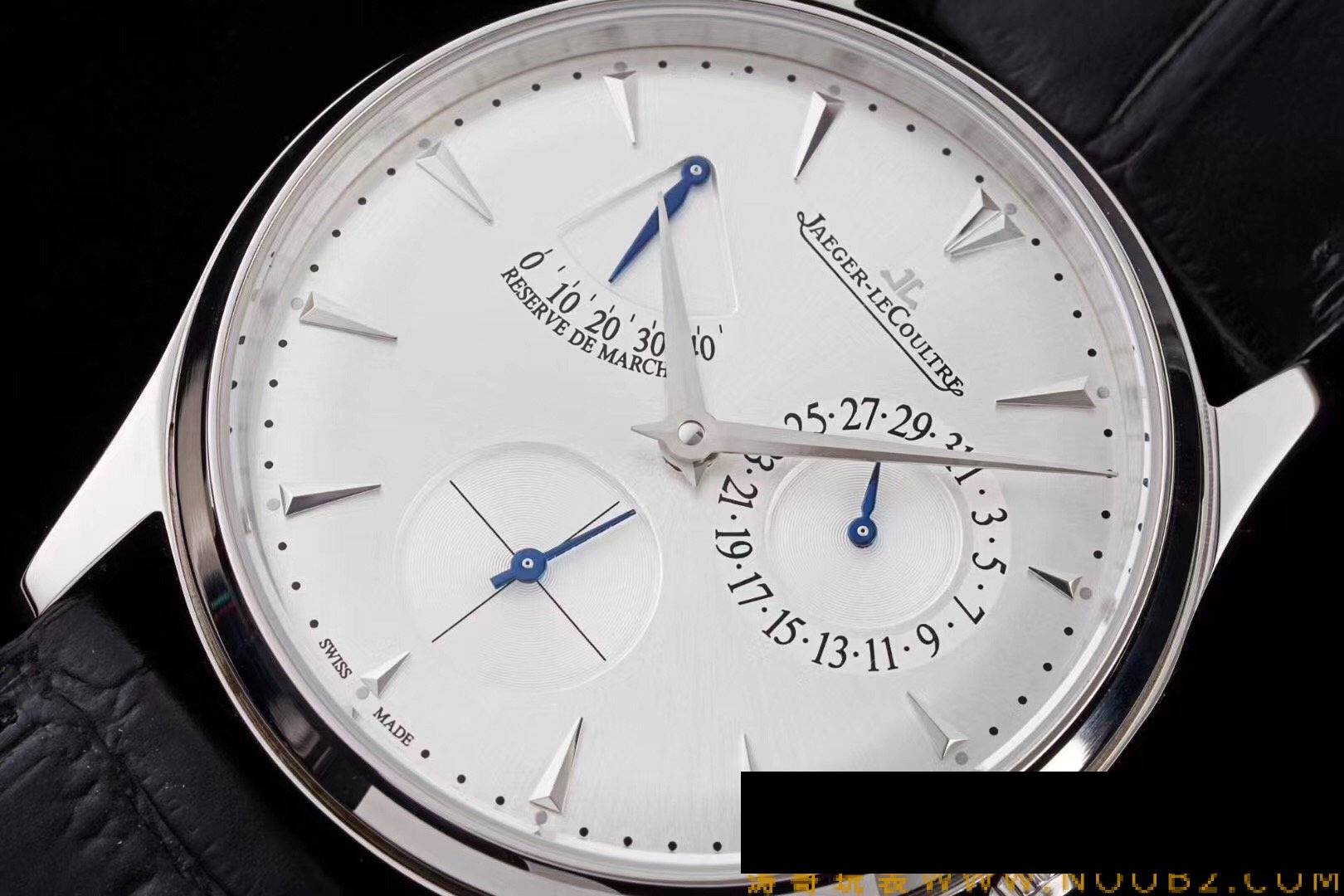 Gerçek-replika karşılaştırması: AZ Factory Joker — Jaeger-LeCoultre Master serisi 1378420 saat — 34. fotoğraf