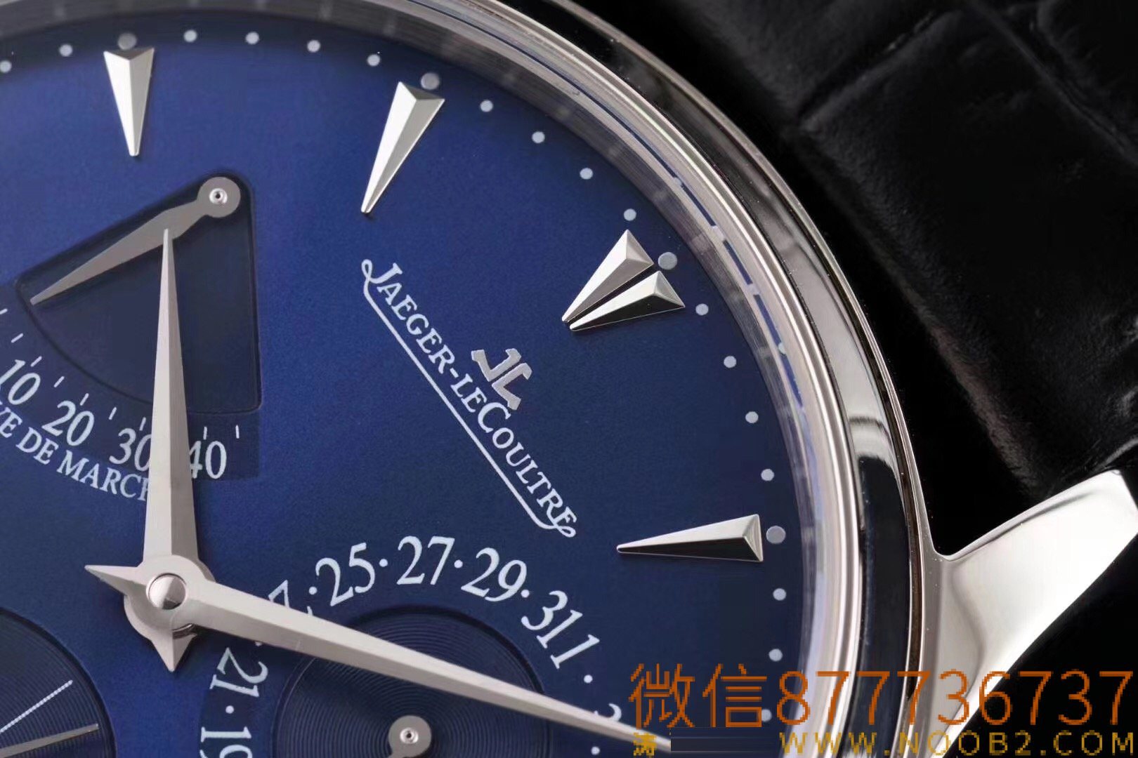 Gerçek-replika karşılaştırması: AZ Factory Joker — Jaeger-LeCoultre Master serisi 1378420 saat — 38. fotoğraf