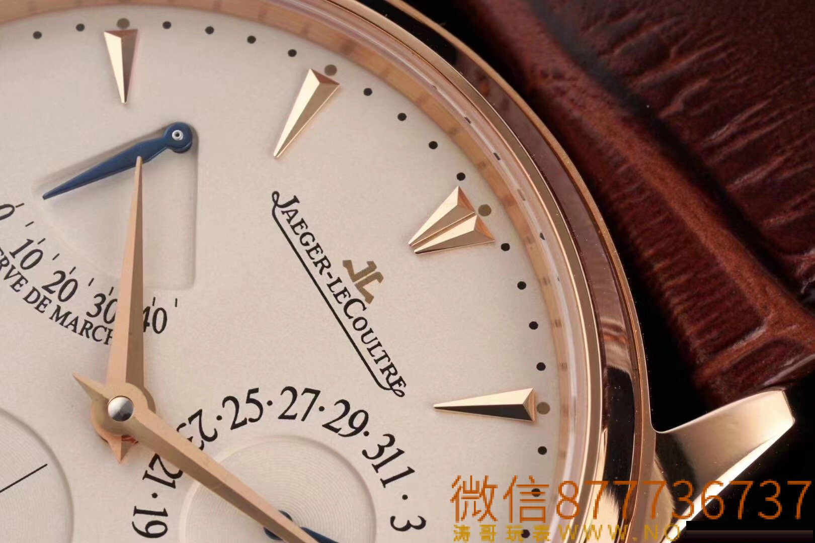 Gerçek-replika karşılaştırması: AZ Factory Joker — Jaeger-LeCoultre Master serisi 1378420 saat — 39. fotoğraf