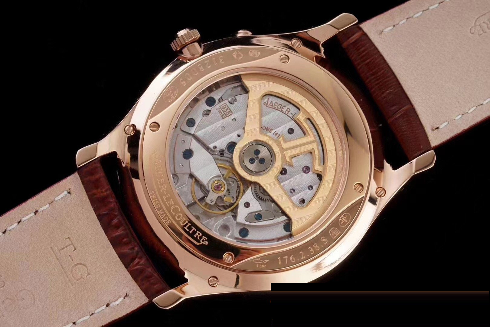 Gerçek-replika karşılaştırması: AZ Factory Joker — Jaeger-LeCoultre Master serisi 1378420 saat — 48. fotoğraf