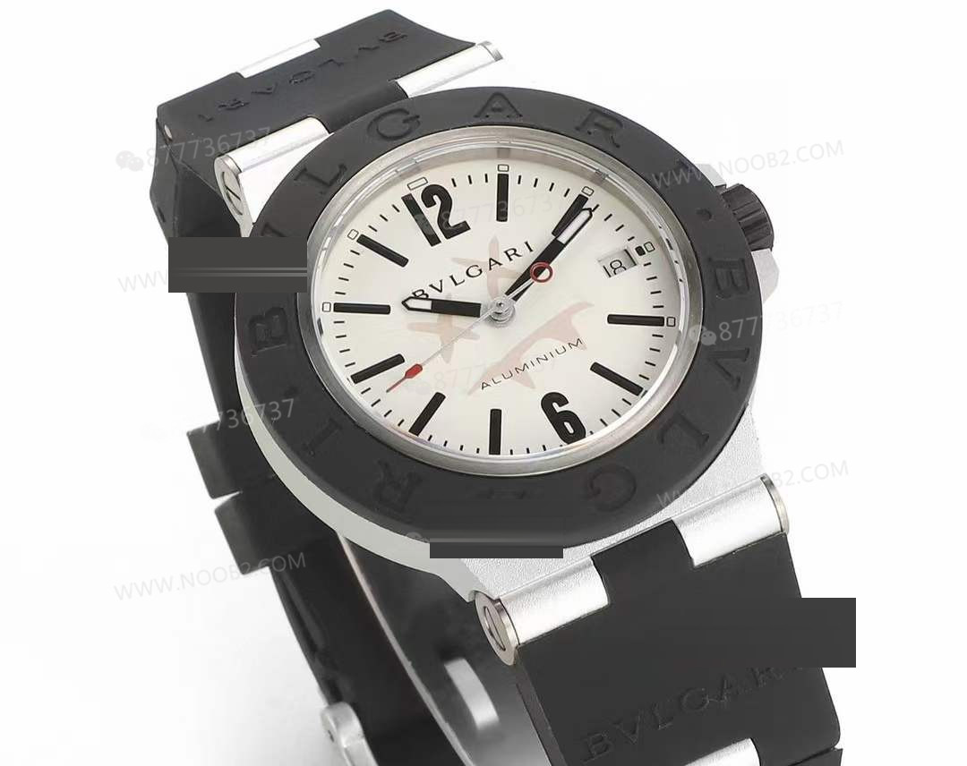 Gerçek-replika karşılaştırması: BVF Factory Bulgari 103539 STEVE AOKI iş birliği üç renk ok — 19. fotoğraf