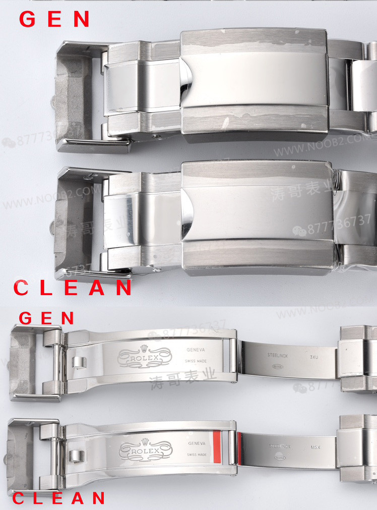 Gerçek-replika karşılaştırması: Clean Daytona 126500 Panda 4131 mekanizma orijinalle karşılaştırma — 25. fotoğraf