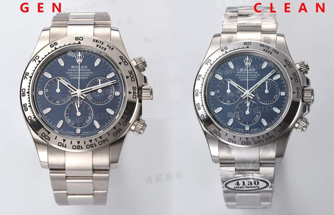 Gerçek-Replika Karşılaştırması: Clean Rolex Beyaz Altın Daytona Blue Cat m116509 Alınmaya Değer mi? — 1. fotoğraf
