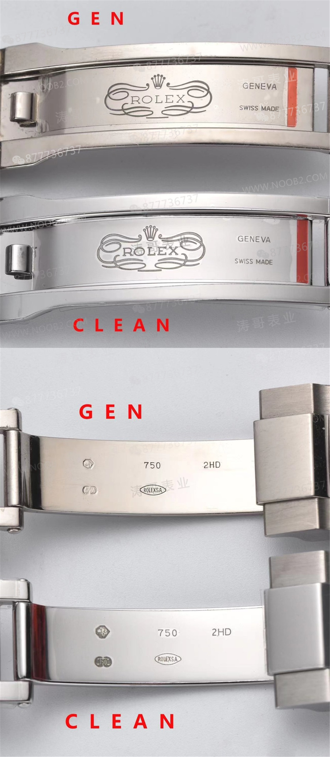 Gerçek-Replika Karşılaştırması: Clean Rolex Beyaz Altın Daytona Blue Cat m116509 Alınmaya Değer mi? — 5. fotoğraf