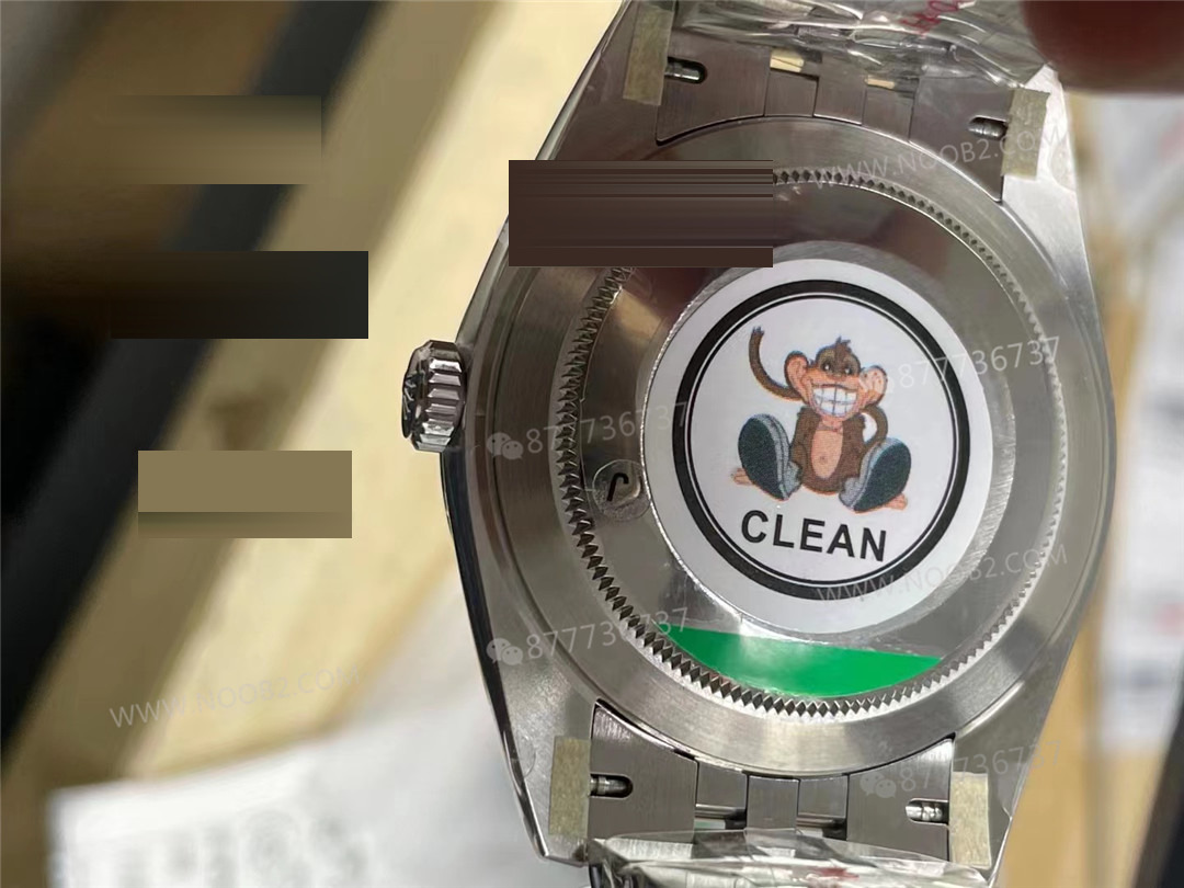 Gerçek-replika karşılaştırması: Clean Rolex Datejust nane yeşili kadran ilk bakışta replika belli olur mu? — 7. fotoğraf