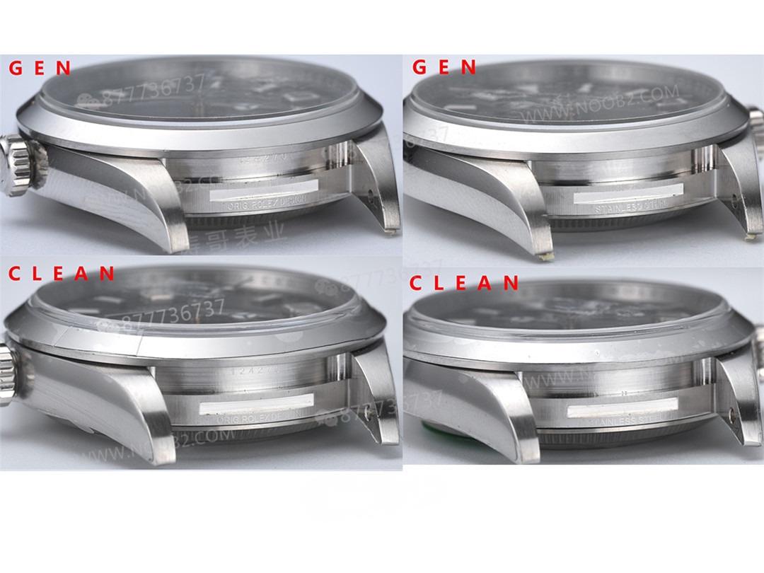 Gerçek-Replika Karşılaştırması: Clean Rolex Explorer Birinci Nesil m214270, 3132 Mekanizma, 39 mm — 16. fotoğraf