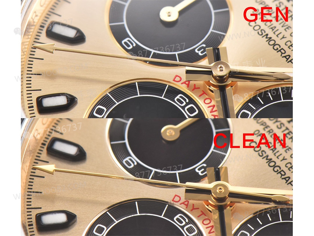 Gerçek-Replika Karşılaştırması: Clean Rolex Shawn Yue Daytona Detay İşçiliği Nasıl? — 8. fotoğraf