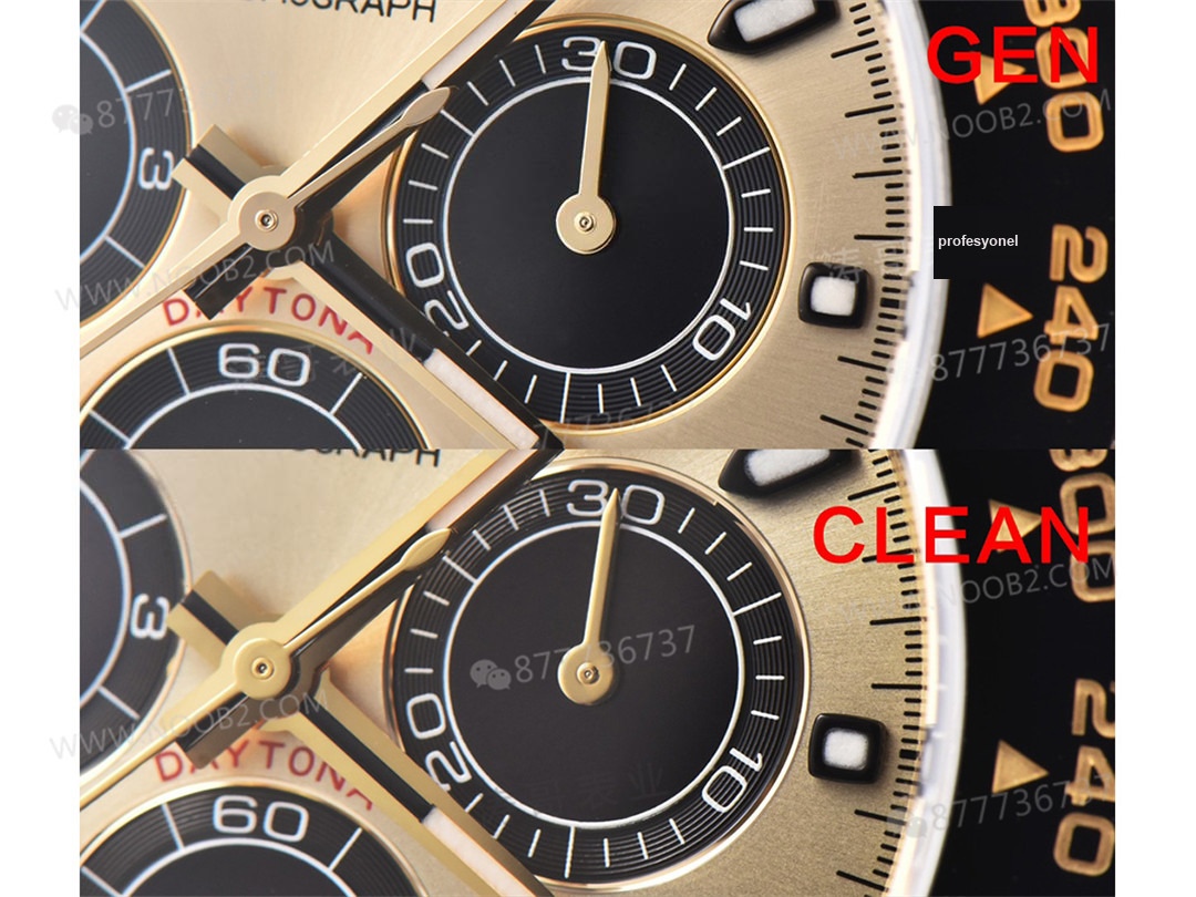 Gerçek-Replika Karşılaştırması: Clean Rolex Shawn Yue Daytona Detay İşçiliği Nasıl? — 10. fotoğraf