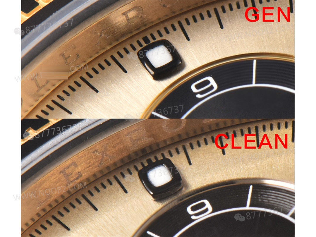 Gerçek-Replika Karşılaştırması: Clean Rolex Shawn Yue Daytona Detay İşçiliği Nasıl? — 11. fotoğraf