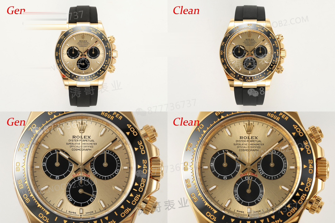 Gerçek-replika karşılaştırması: Clean Rolex Yu Wenle 126518 yeni 4131 mekanizma — 1. fotoğraf