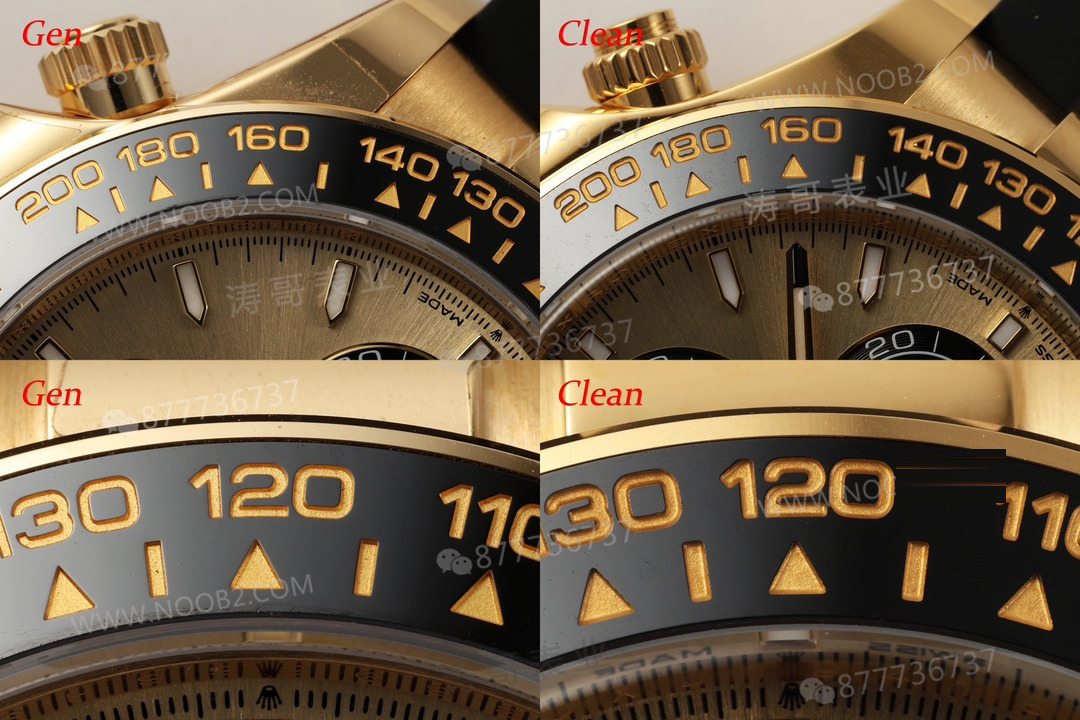 Gerçek-replika karşılaştırması: Clean Rolex Yu Wenle 126518 yeni 4131 mekanizma — 2. fotoğraf