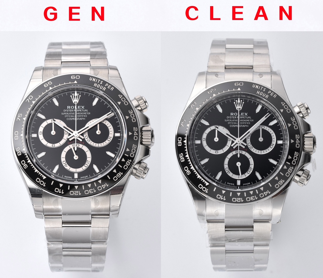 Gerçek-replika karşılaştırması: Clean yeni siyah seramik Daytona, Shanghai 4131 mekanizmasıyla orijinaline yaklaşabiliyor mu? — 1. fotoğraf