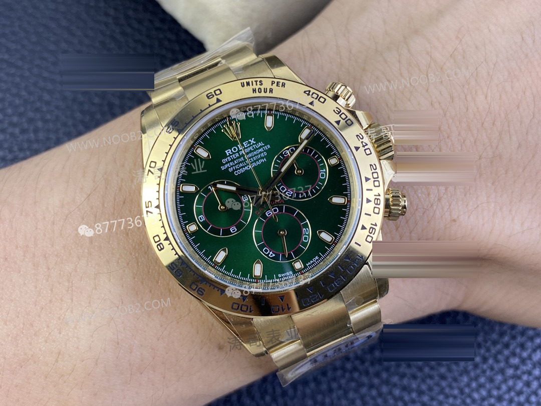 Gerçek-replika karşılaştırması: Clean yeşil-altın Daytona 116508 mu, yoksa BT Factory mı? Hangisini seçmeli? — 1. fotoğraf