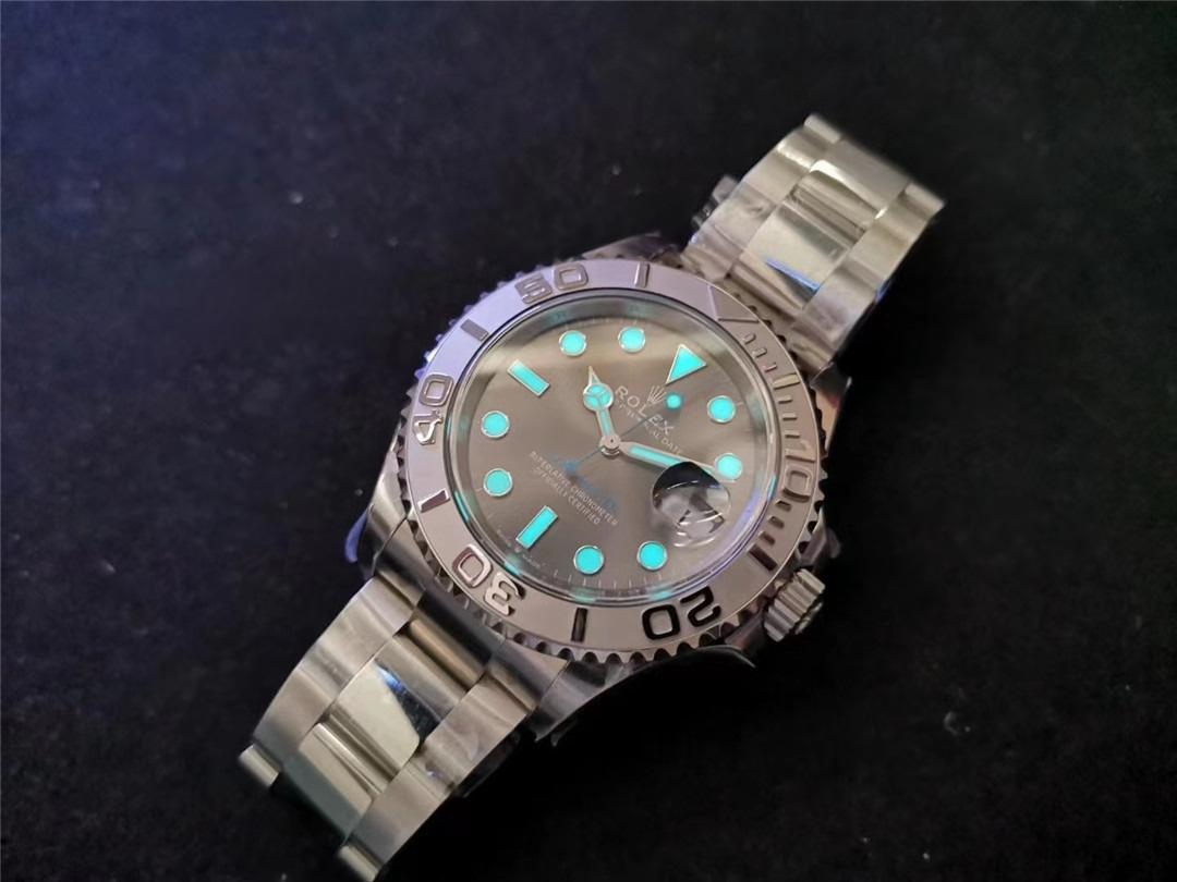 Gerçek-replika karşılaştırması: CLEAN/Clean Rolex gri Yacht-Master 126622 incelemesi — 11. fotoğraf