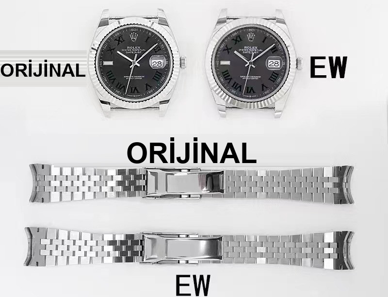 Gerçek-replika karşılaştırması: EW Factory Rolex 41 Datejust ile VS Factory Datejust arasında ne fark var? — 2. fotoğraf