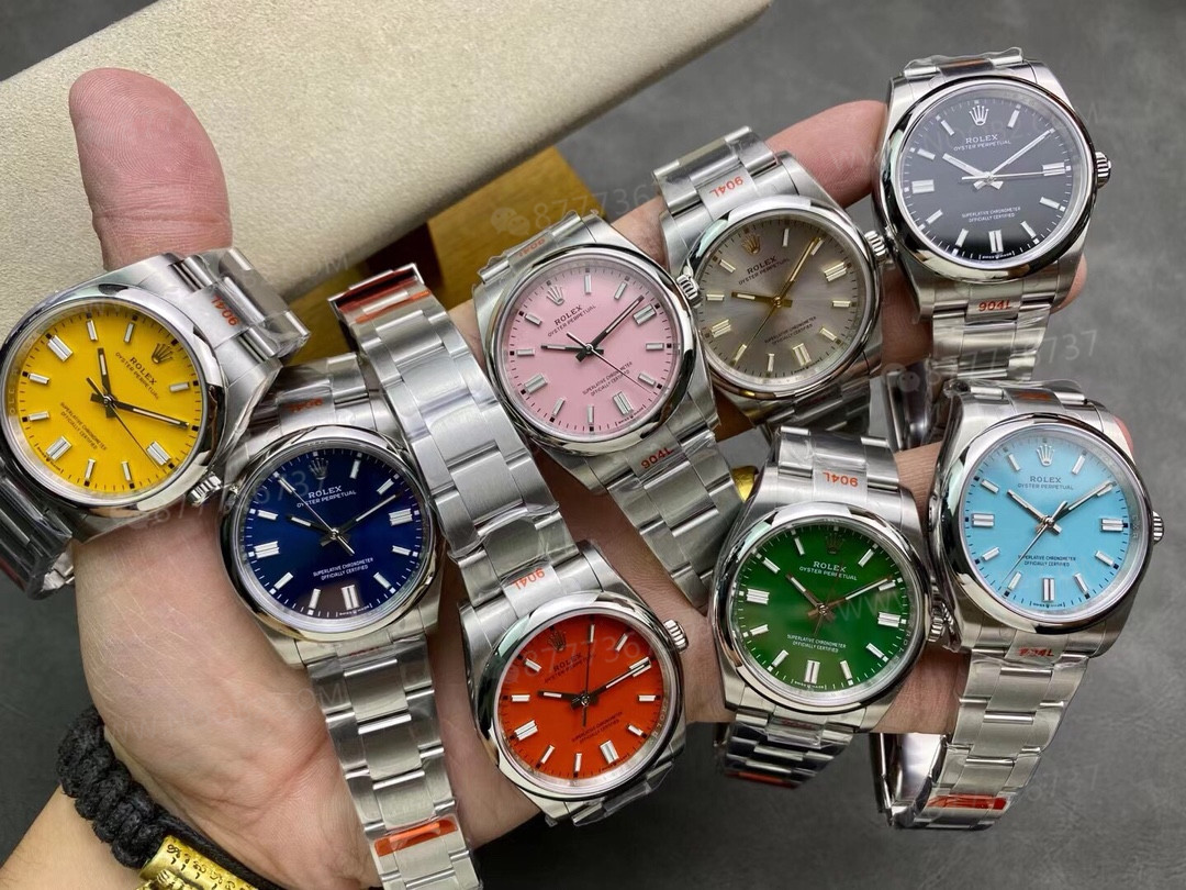Gerçek-replika karşılaştırması: EW Factory Rolex Oyster Perpetual 36 MM replika saat incelemesi — 1. fotoğraf