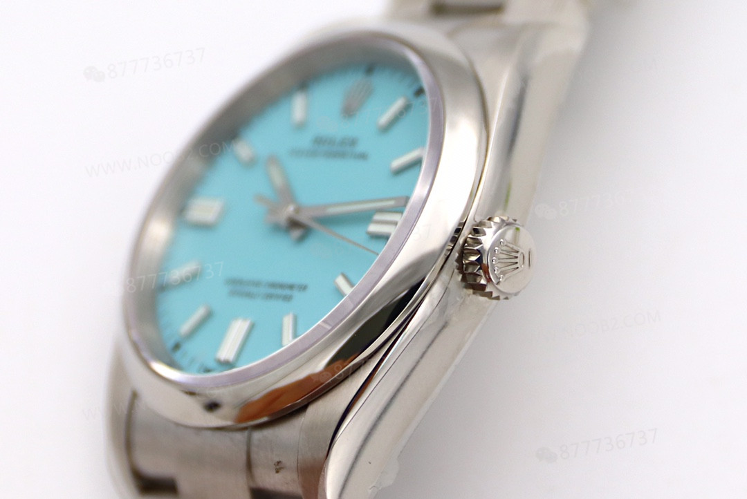Gerçek-replika karşılaştırması: EW Factory Rolex Oyster Perpetual 36 MM replika saat incelemesi — 6. fotoğraf