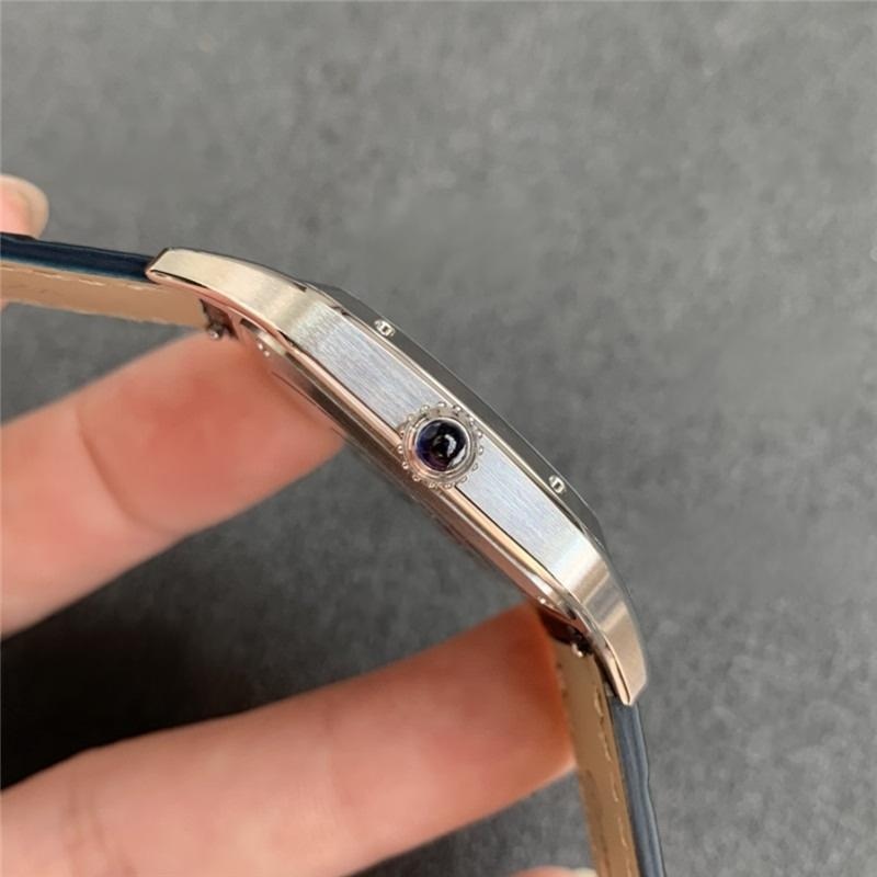 Gerçek-replika karşılaştırması: F1 Factory Cartier Santos-Dumont replika saat — 19. fotoğraf