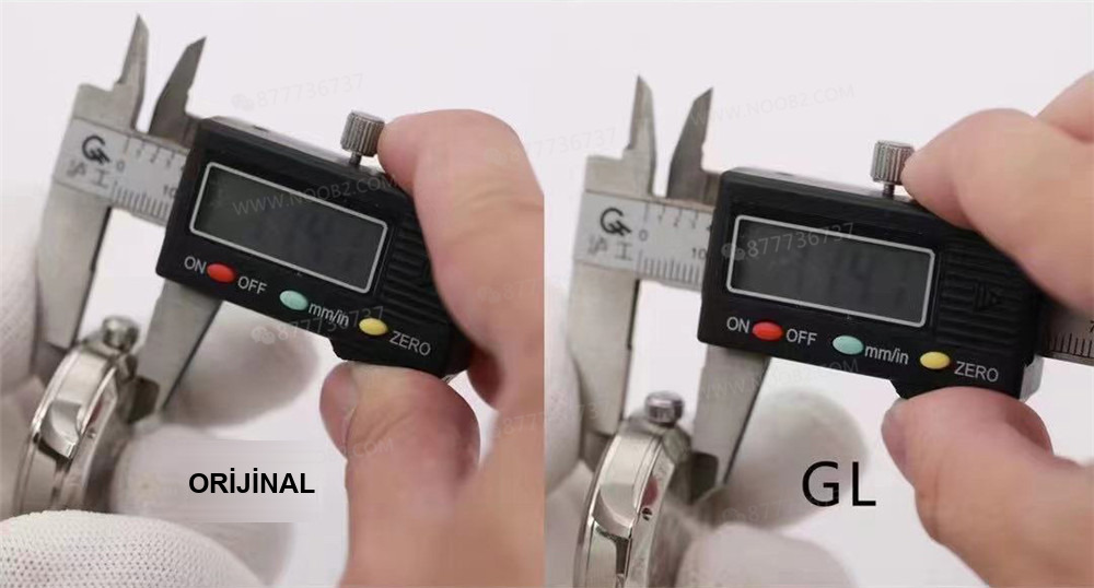 Gerçek-Replika Karşılaştırması: GL Factory Glashütte Senator Büyük Tarih Gerçek Ay Evreli Replika Saat — 6. fotoğraf
