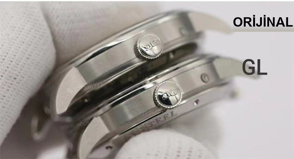 Gerçek-Replika Karşılaştırması: GL Factory Glashütte Senator Büyük Tarih Gerçek Ay Evreli Replika Saat — 7. fotoğraf
