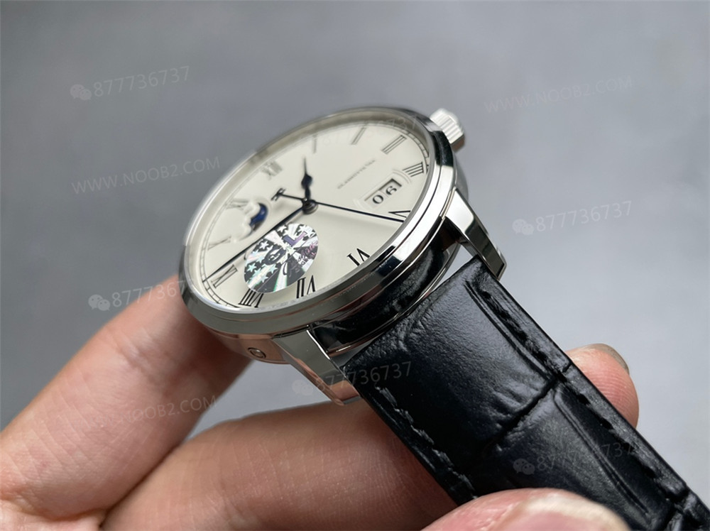 Gerçek-Replika Karşılaştırması: GL Factory Glashütte Senator Büyük Tarih Gerçek Ay Evreli Replika Saat — 14. fotoğraf