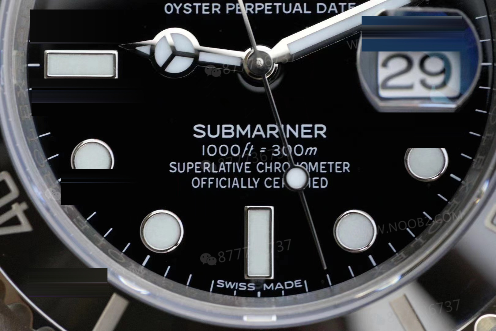 Gerçek-replika karşılaştırması: HBBV6 Factory Rolex siyah Submariner ile orijinali arasında ne fark var? — 13. fotoğraf
